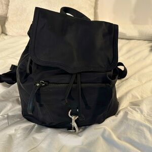 Rebecca Minkoff black nylon backpack